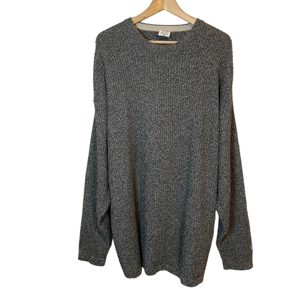 Columbia Knit Pullover Sweater Men's Size 2XL Crew Neck Rib Trim 100% Cotton